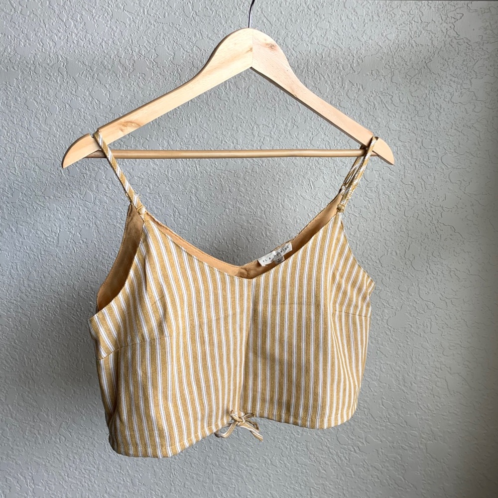 Yellow Striped Blouse